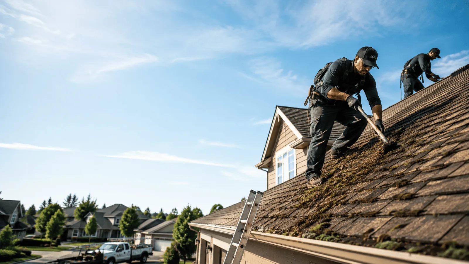Roof Moss Removal in Millstadt, IL near me